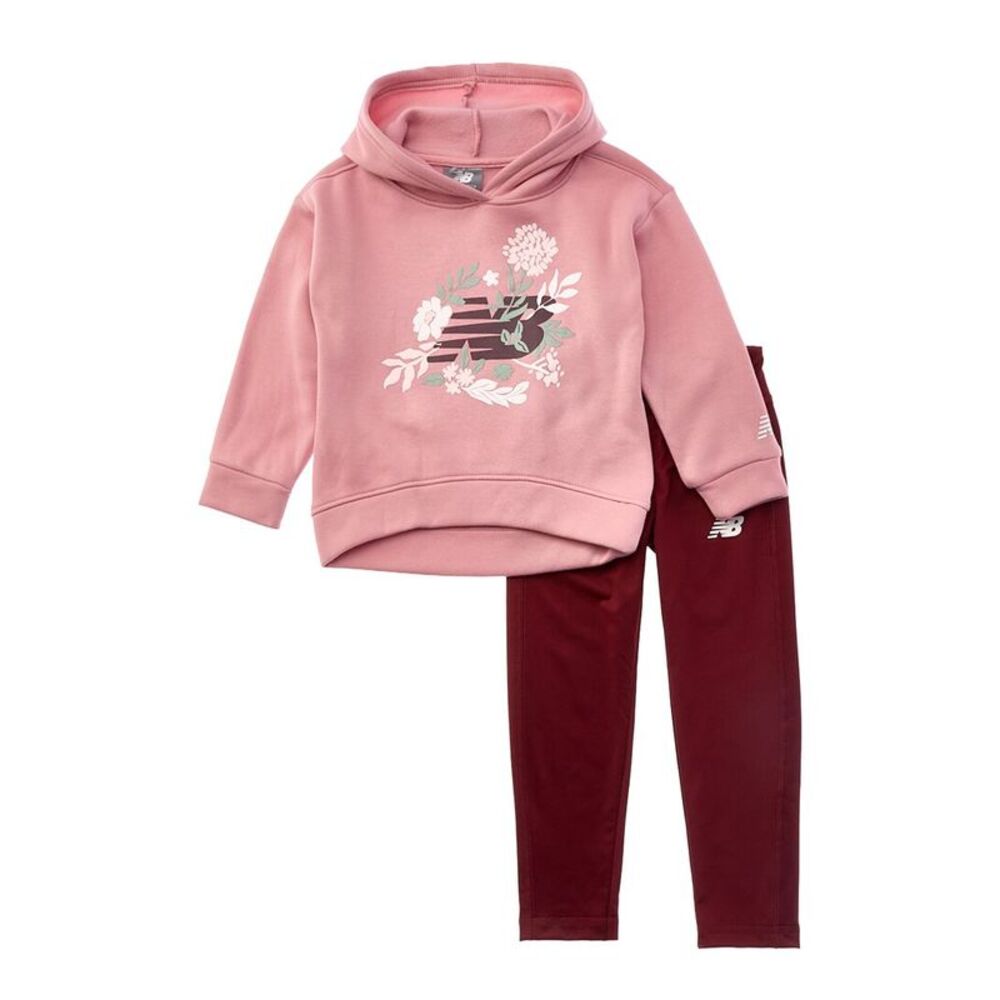New Balance Girls  2Pc Hoodie & Legging Set